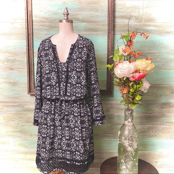 Club Monaco Artisan Silk Prairie Dress - Picture 5 of 11